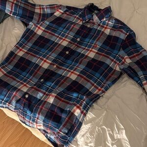 Polo RALPH LAUREN Plaid Button Down Shirt Men M Classic Fit.    (A)